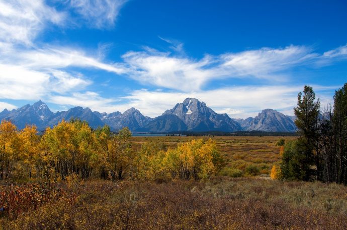 The backdrop of the Tetons makes for a ton of fun Adventurous Things To Do in Jackson Hole, WY.
