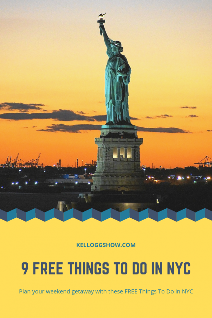 KelloggShow is a pro at finding Free Things To Do in all cities, check out these 9 Free Things To Do In New York City.