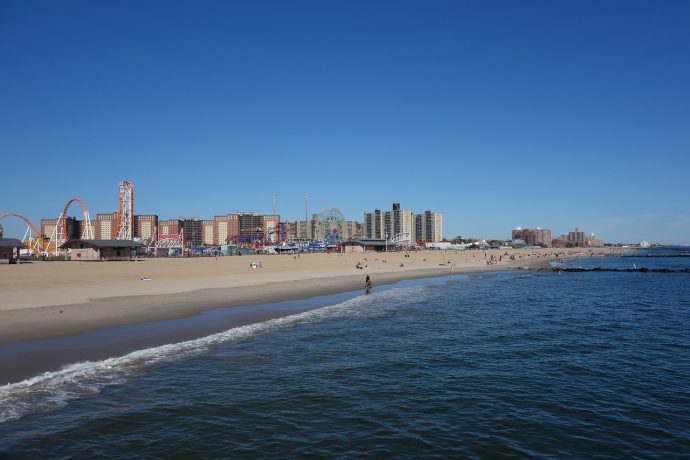 One of the Best Free Things To Do In New York is to hit the beach.