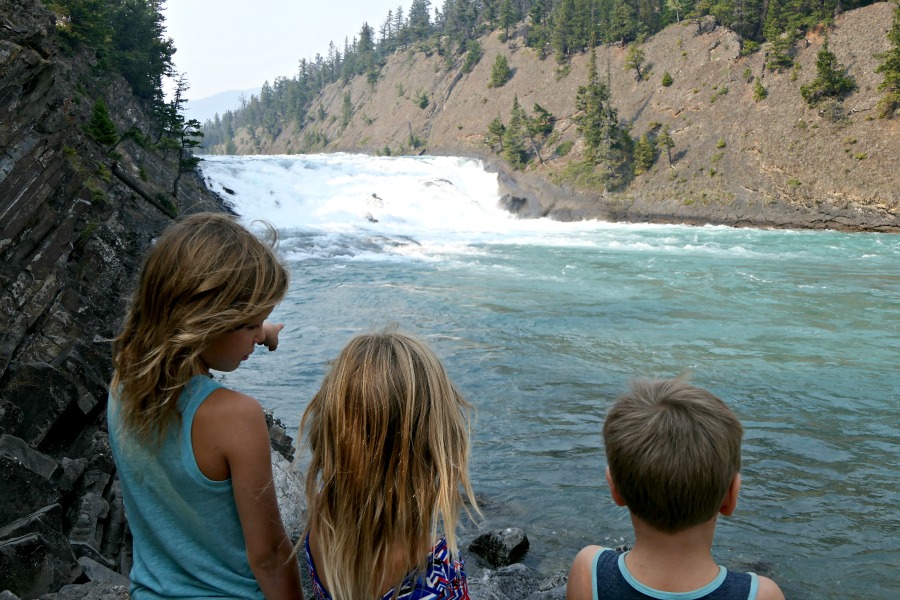 So many Things To Do In Banff that are picture worthy, like Bow Falls.