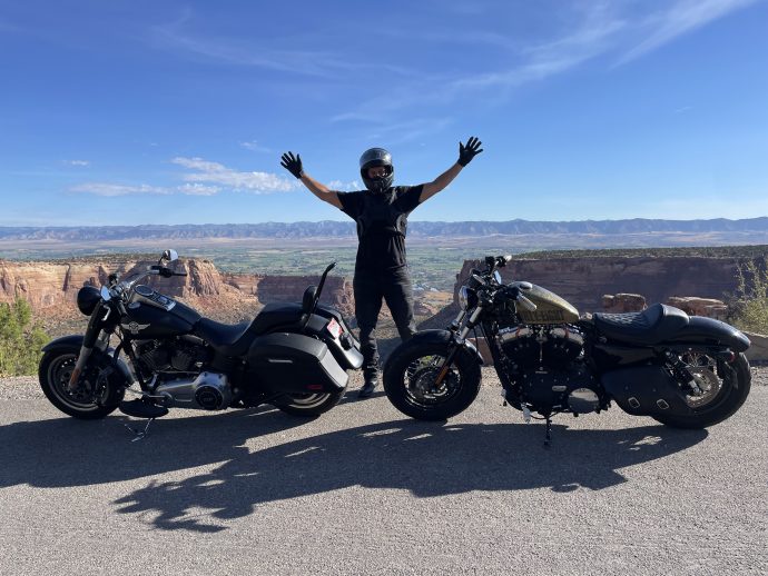 Harleys at Colorado National Monument